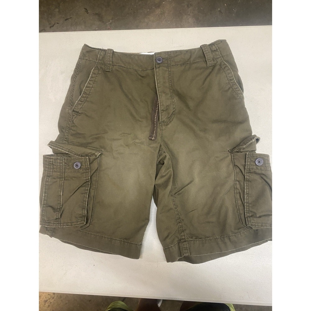 Aeropostale Men Green Cargo Short Size 33